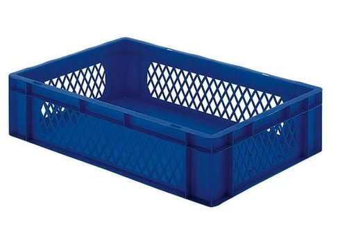  HorecaTraders Bacs empilables en plastique | 60x40 cm | 5 couleurs 