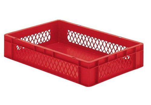  HorecaTraders Plastic Stacking Bins | 60x40 cm | 5 Colors 