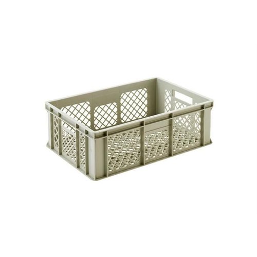  HorecaTraders Perforated Euronorm Container | 3 Compartments 