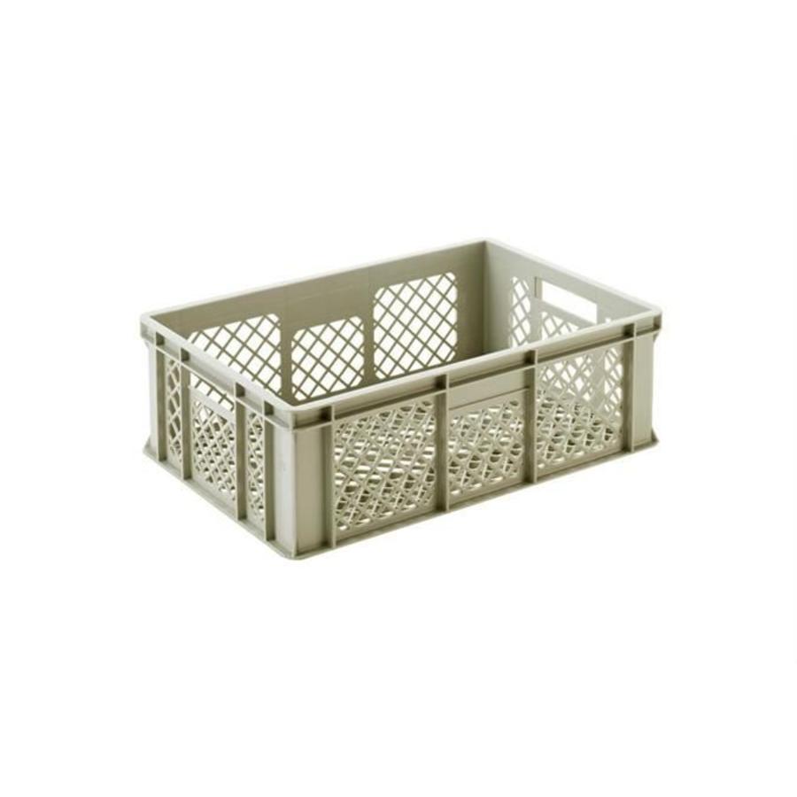 Perforated Euronorm Container | 3 Compartments