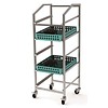 Combisteel Chariot de transport de paniers | 50x50x(h)152 cm
