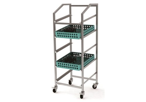  Combisteel Basket transport trolley | 50x50x (h) 152 cm 