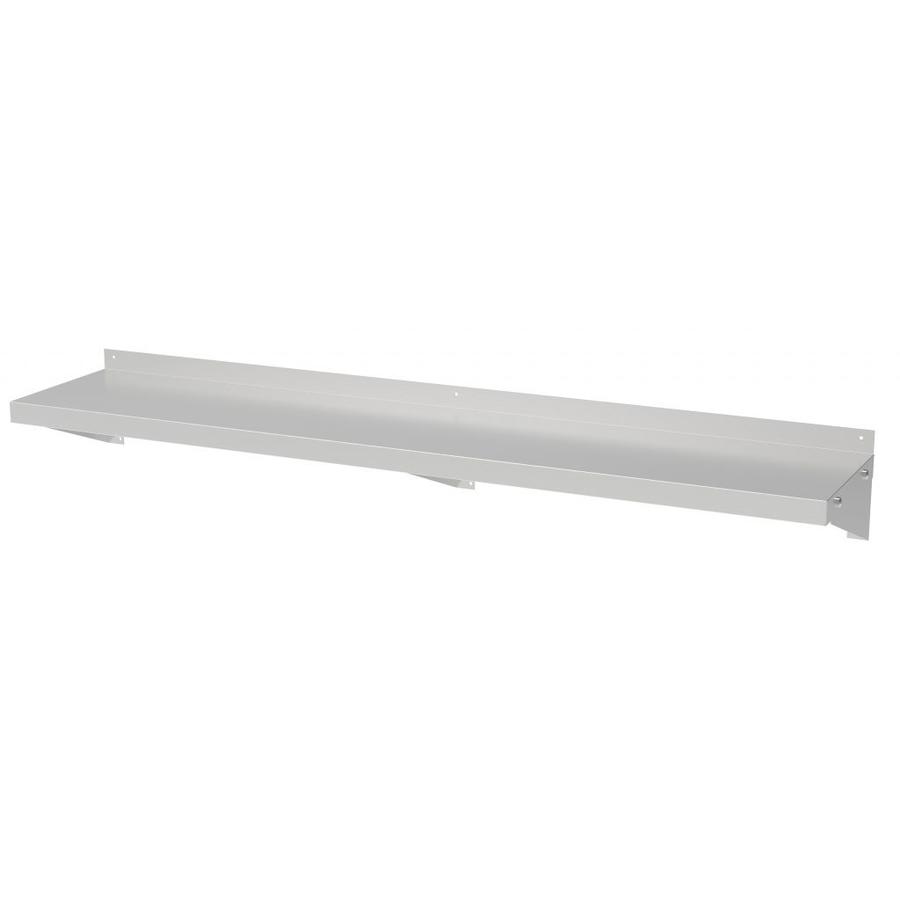 Stainless Steel Wall Shelf | incl. Consoles (20 formats)
