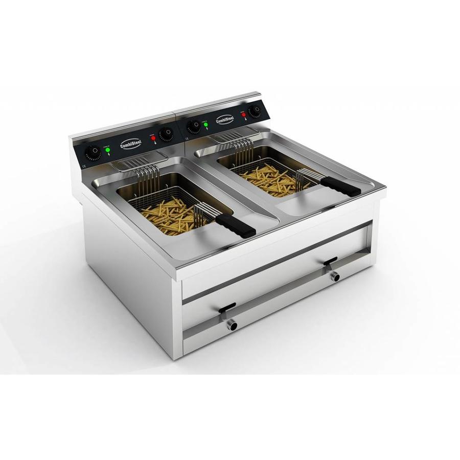 Friteuse de table électrique 2x 12 litres | Choix de 2 modèles