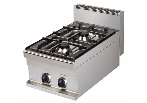  Combisteel Gaskochfeld mit 2 Brennern 