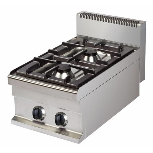  Combisteel Gas hob with 2 burners 