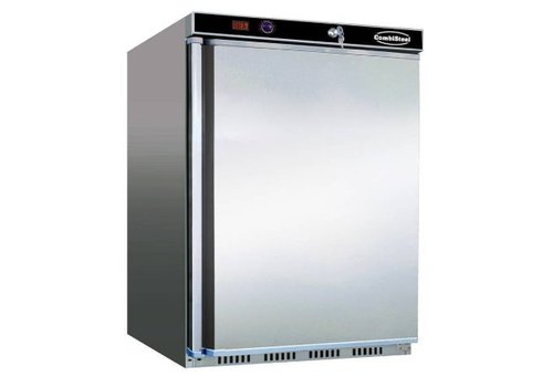  Combisteel Refrigerator stainless steel 120 Liter | Static with fan 