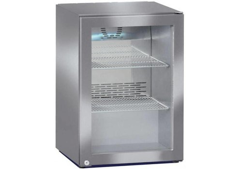  Liebherr FKv503 | Minibar en acier inoxydable avec verre 