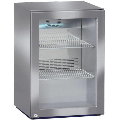  Liebherr FKv503 | Minibar en acier inoxydable avec verre 