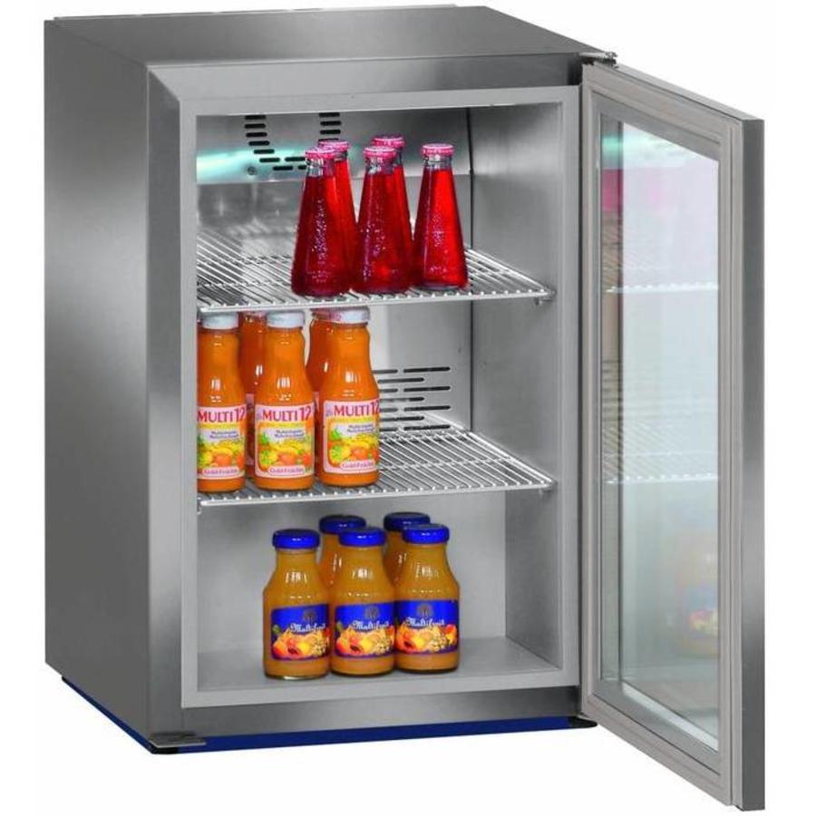 FKv503 | Edelstahl-Minibar mit Glas