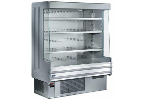  HorecaTraders Refrigerated 4-Shelf Wall Unit | 150 x 75 x 182(h) cm 