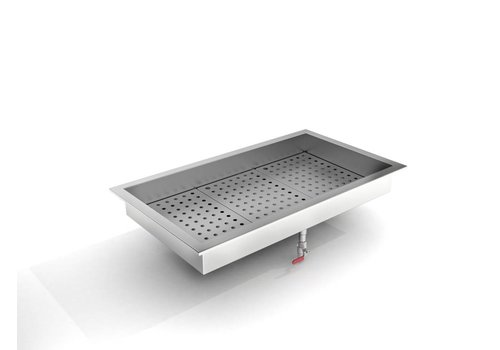  Combisteel Crushed Ice Tray | 3/1 GN Built-in | Stainless Steel AISI 304 