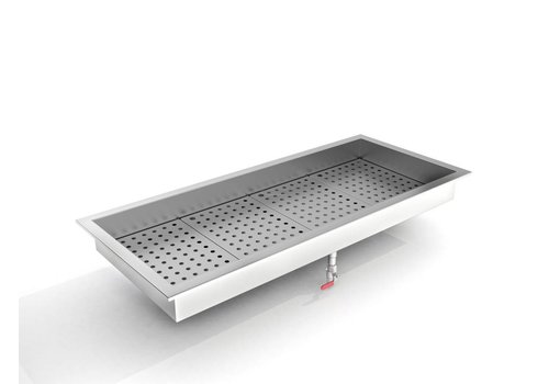  Combisteel Crushed Ice Tray | 4/1 GN Built-in | Stainless Steel AISI 304 