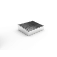 Crushed Ice Bucket | 2/1 GN | Oblique | Stainless steel AISI 304