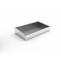 Bac à glace pilée | 3/1 GN | Incliné| Acier inoxydable AISI 304