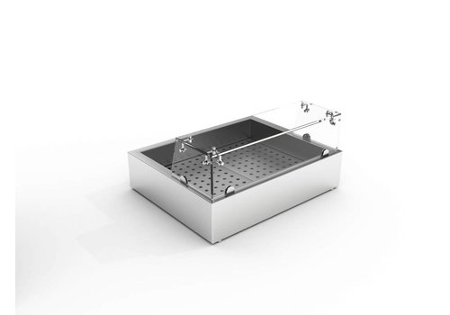  Combisteel Support en verre pour bac à glace pilée | 2/1 GN 