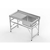 Combisteel Stainless Steel Collapsible Sink including sink