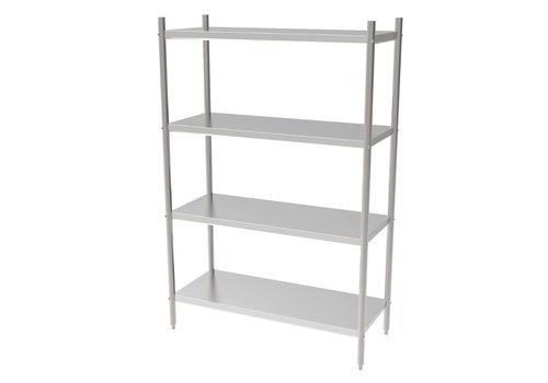  Combisteel Thèse | acier inoxydable | 4 niveaux | 50 cm de profondeur | Démontable | 4 tailles 