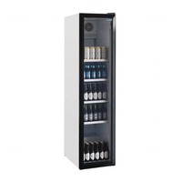 Narrow Bottle Fridge with Glass Door | 45 cm wide | 300 liters