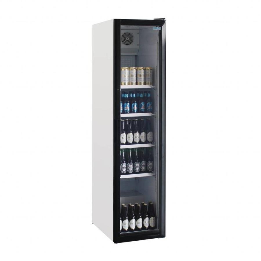Réfrigérateur à bouteilles étroit avec porte vitrée | 45 cm de large | 300 litres