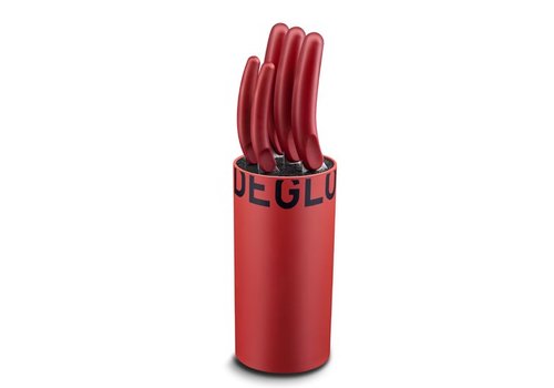  Deglon Luxury knife block with 5 knives 