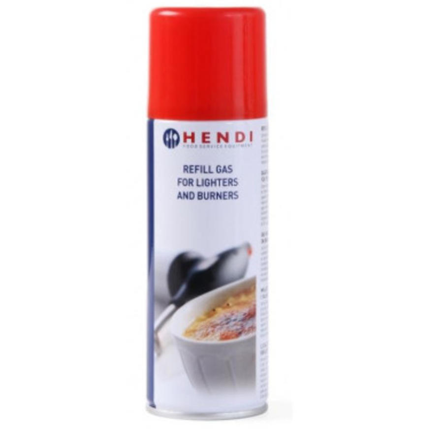 Bidon de gaz Royal Gas 200 ml - avec différents embouts de remplissage - par 4 pièces