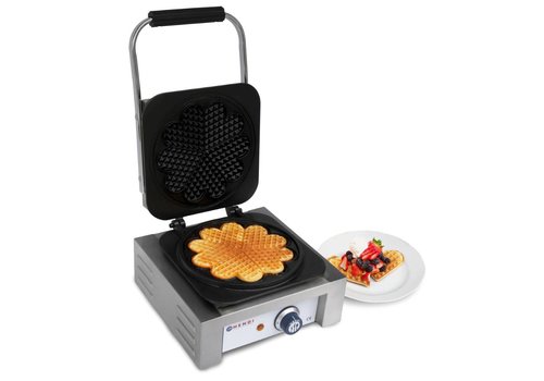 Hendi waffle maker | stainless steel | Heart Shaped | 230 V 