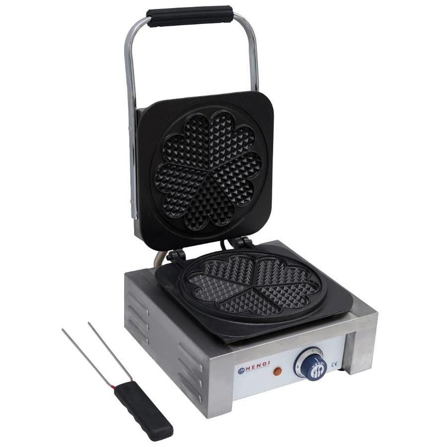 Wafelmaker | RVS | Hartvormig | 230 V