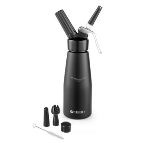  Hendi Black whipped cream maker 