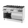 Hendi Cuisinière à gaz Kitchen Line 6 feux avec conversion