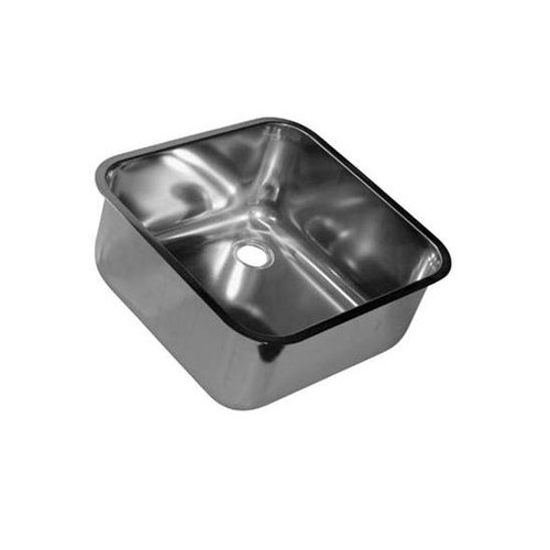  HorecaTraders Stainless steel Welding Sink Square | 6 Formats 