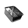 Combisteel Évier rectangulaire en acier inoxydable de qualité supérieure sans trop-plein | 4 formats