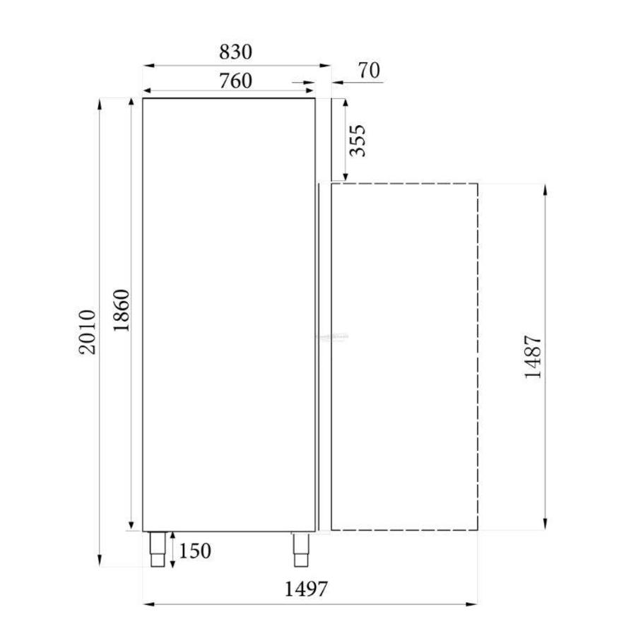 Industrial Freezers with Fan | 650 liters