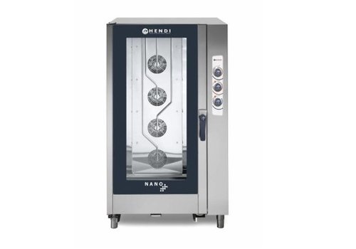  Hendi Cuiseur vapeur combiné analogique | Nano | 20x GN 1/1 | 1050x940x(H)190mm 