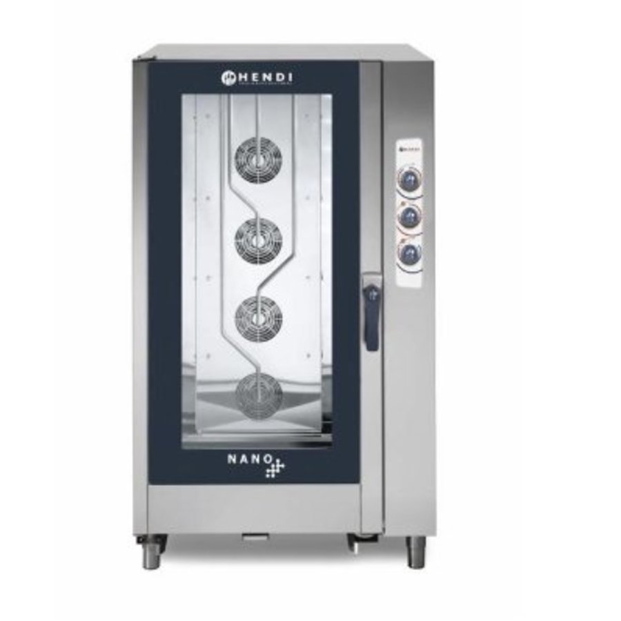 Cuiseur vapeur combiné analogique | Nano | 20x GN 1/1 | 1050x940x(H)190mm