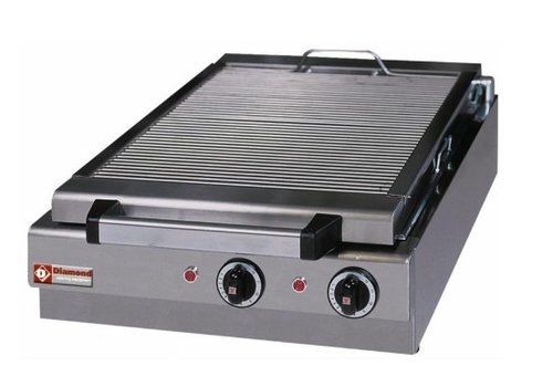  HorecaTraders Dampfgrill Elektrisches Tischmodell - 410x340mm - 49x50x(h)18cm 
