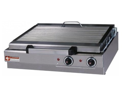  HorecaTraders Grill vapeur électrique de table - 600x340mm - 70x50(h)18cm 