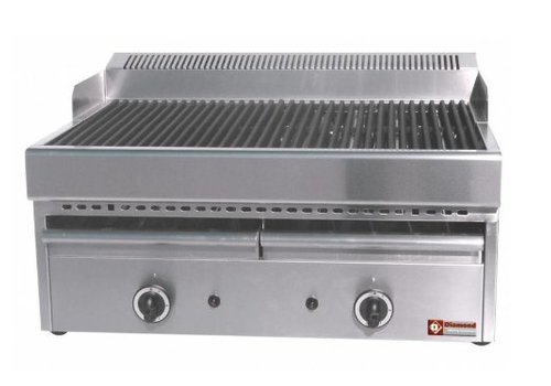  HorecaTraders Steam grill Gas Cast iron - Grid - Table model - 77x63x (h) 43cm 