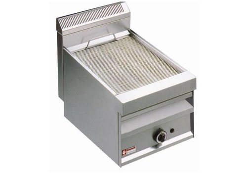  HorecaTraders Grill vapeur à gaz - Modèle de table - 380x470 - 42x70x(h)44cm 