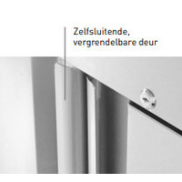 Kühlschrank Edelstahl | 410 Liter | 60x75x195 cm