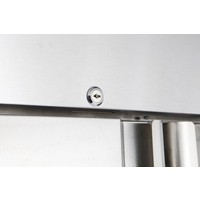 Réfrigérateur à 2 portes | acier inoxydable | 900 litres