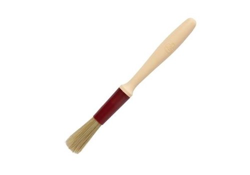  HorecaTraders Pinceau à pâtisserie rond | Manche en bois 