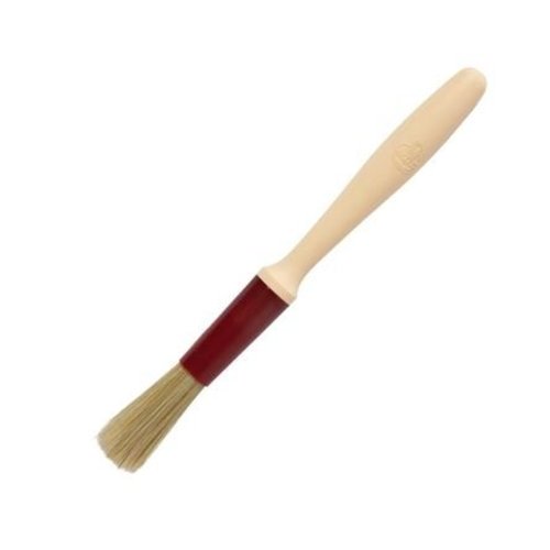  HorecaTraders Round Baking Brush | Wooden Handle 