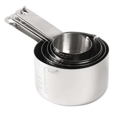  Vogue Stainless Steel Measuring Cups | Set of 5 