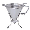HorecaTraders Edelstahl-Dosiertrichter 1,5 l