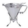 HorecaTraders Stainless steel dosing funnel 1,5ltr