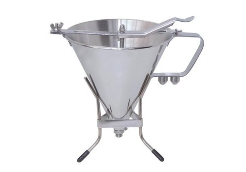 HorecaTraders Entonnoir doseur en acier inoxydable 1,5 l 