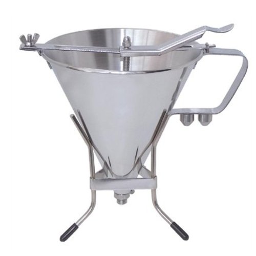  HorecaTraders Edelstahl-Dosiertrichter 1,5 l 