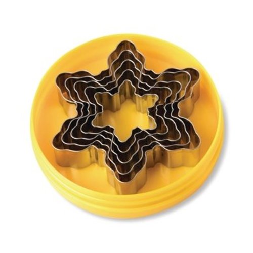  HorecaTraders Snowflake Cutters | 5-piece 