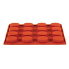 HorecaTraders Pavoni Formaflex Silicone Baking mold 16 Ovals